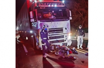 Guaraniaçu – Motociclista morre em hospital após acidente na BR 277