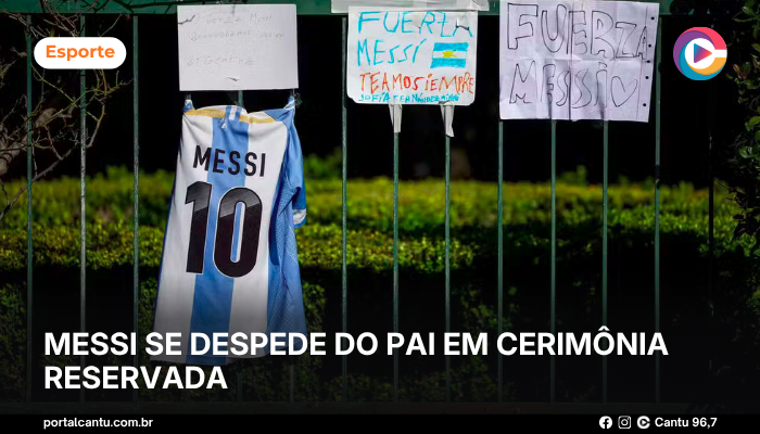 Messi se despede do pai em cerimônia reservada