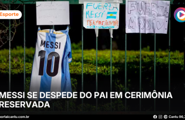 Messi se despede do pai em cerimônia reservada