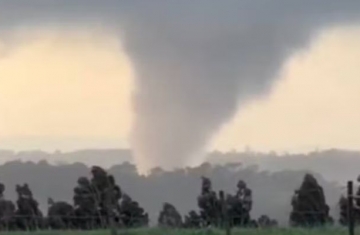 Simepar confirma ocorrência de tornado em Piraí do Sul neste sábado
