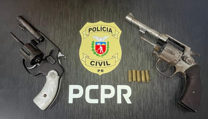 Ibema - Polícia Civil esclarece duplo homicídio e apreende armas