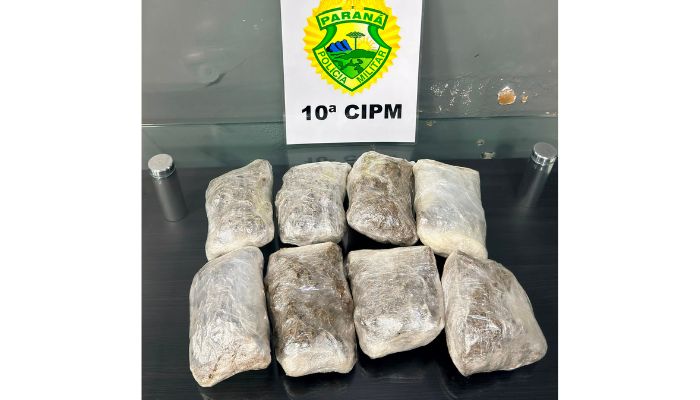 Laranjeiras – Rotam apreende drogas em veículo na BR 277