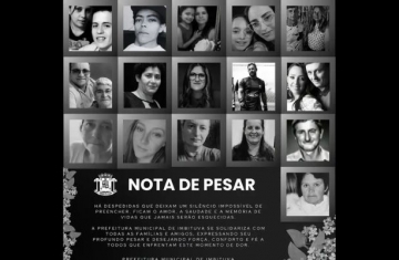 Vítimas do acidente na BR-737 são veladas em Imbituva 