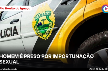 Rio Bonito do Iguaçu - Homem é preso por importunação sexual