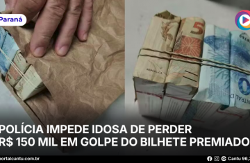 Polícia impede idosa de perder R$ 150 mil em golpe do bilhete premiado