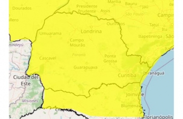 Paraná recebe alerta de tempestades com trovoadas; veja previsão do tempo