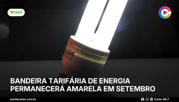 Foto: © Marcello Casal Jr./Agência Brasil Bandeira tarifária de energia permanecerá amarela em setembro