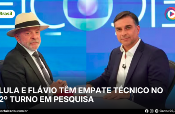 Lula e Flávio têm empate técnico no 2º turno em pesquisa