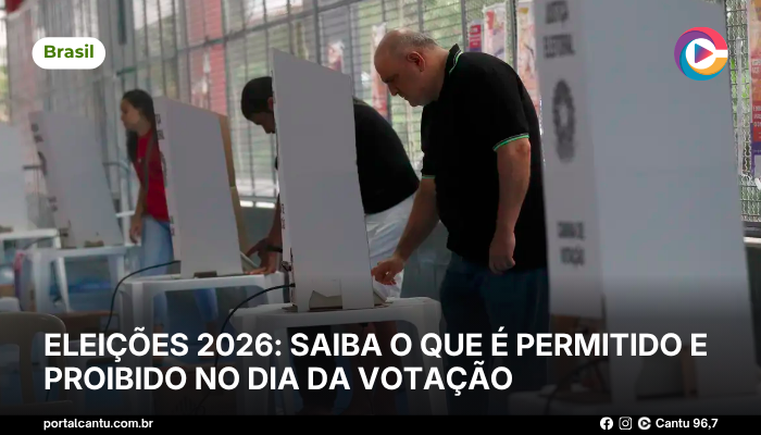 Foto: © Fernando Frazão/Agência Brasil Eleições 2026: saiba o que é permitido e proibido no dia da votação