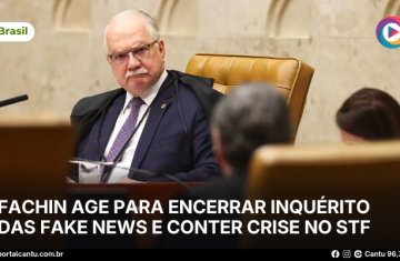 Fachin age para encerrar inquérito das fake news e conter crise no STF