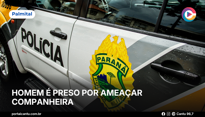 Foto: Reprodução Palmital - Homem é preso por ameaçar companheira