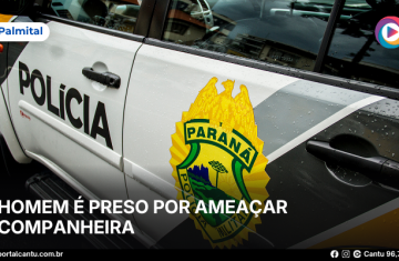 Palmital - Homem é preso por ameaçar companheira