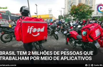 Brasil tem 2 milhões de pessoas que trabalham por meio de aplicativos