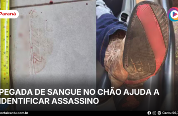 Pegada de sangue no chão ajuda a identificar assassino