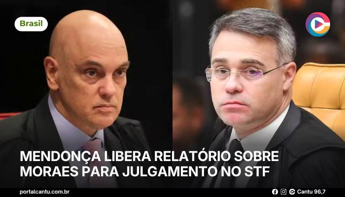 Foto: Reprodução Mendonça libera relatório sobre Moraes para julgamento no STF