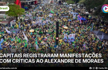 Capitais registraram manifestações com críticas ao Alexandre de Moraes