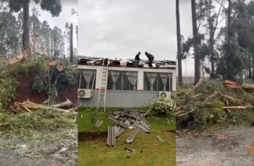 Paraná registra dois tornados em menos de 24 horas; vídeo mostra estragos