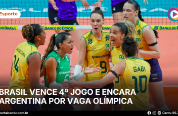 Brasil vence 4º jogo e encara Argentina por vaga olímpica
