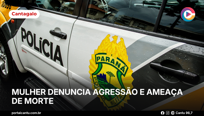 Foto: Reprodução Cantagalo - Mulher denuncia agressão e ameaça de morte