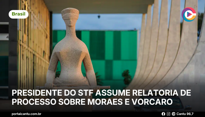 Presidente do STF assume relatoria de processo sobre Moraes e Vorcaro