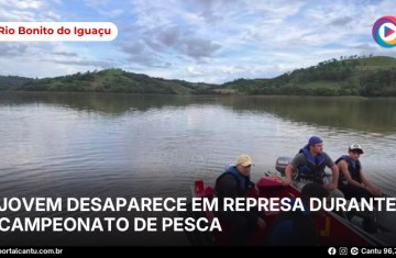 Rio Bonito do Iguaçu - Jovem desaparece em represa durante campeonato de pesca