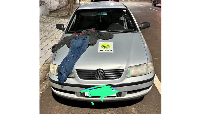 Cantagalo – Veículo furtado é recuperado em Laranjeiras do Sul