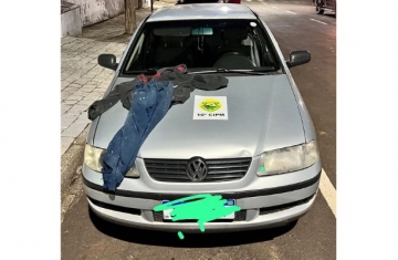Cantagalo – Veículo furtado é recuperado em Laranjeiras do Sul