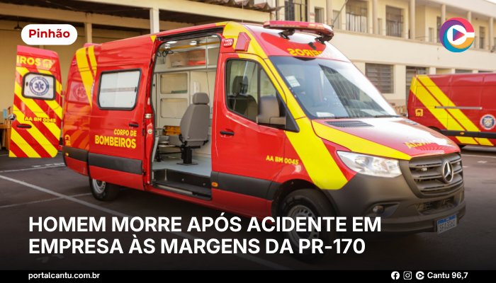 Pinhão - Homem morre após acidente em empresa às margens da PR-170