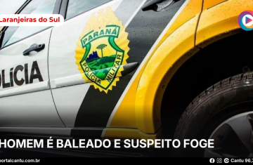 Laranjeiras do Sul - Homem é baleado e suspeito foge