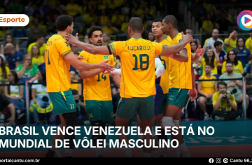Brasil vence Venezuela e está no mundial de vôlei masculino