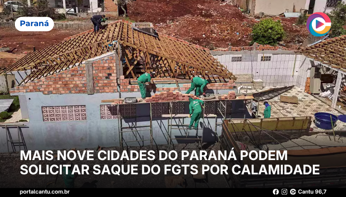 Foto: Roberto Dziura Jr/AEN Mais nove cidades do Paraná podem solicitar saque do FGTS por calamidade