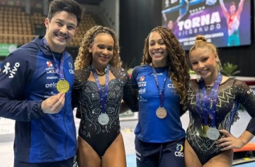 Brasil fecha Copa do Mundo de ginástica com mais cinco pódios