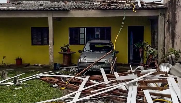 © rafaeldcunha/ Instagram Quatro pessoas estão desaparecidas no RS após temporal