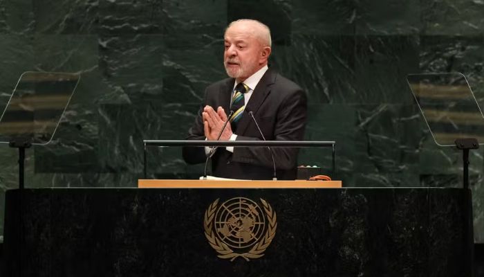 Foto: TIMOTHY A. CLARY/AFP Na ONU, Lula defende soberania e diz que Brasil 'não cabe no quintal de ninguém'
