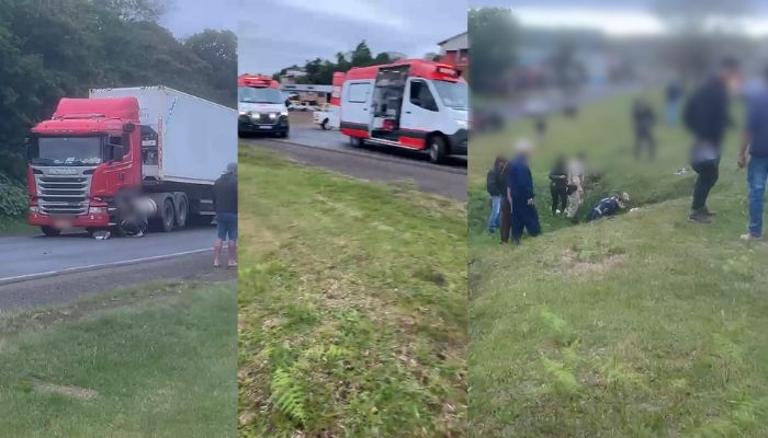 Gestante tem perna amputada após ser atropelada por moto em Pato Branco