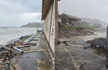 Tsunami meteorológico: entenda o evento raro e rápido que atingiu SC
