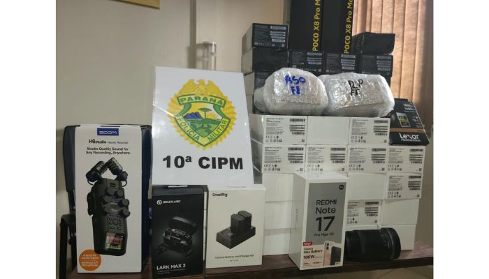 Nova Laranjeiras – PMPR apreende objetos frutos de descaminho após tentativa de roubo