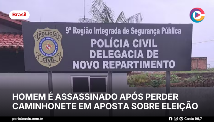 Homem é assassinado após perder caminhonete em aposta sobre eleição