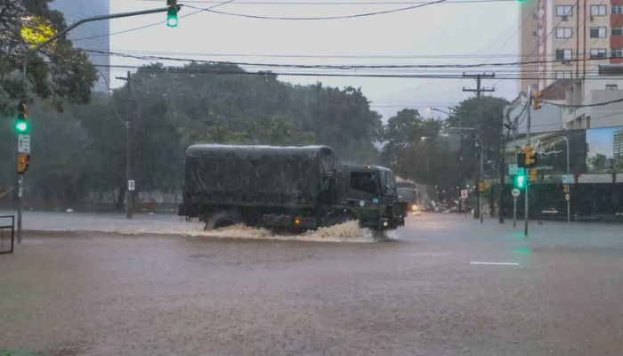 Inmet alerta para grande perigo de tempestade no Sul do país