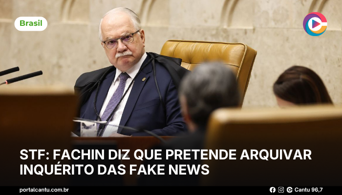 STF: Fachin diz que pretende arquivar inquérito das Fake News