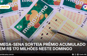 Mega-Sena sorteia prêmio acumulado em R$ 170 milhões neste domingo
