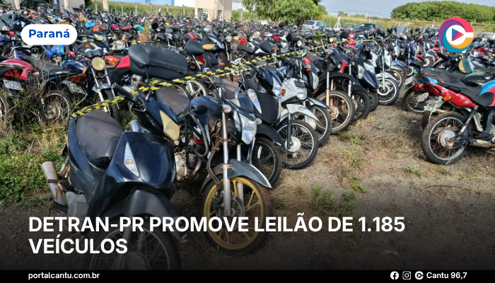 Detran-PR promove leilão de 1.185 veículos