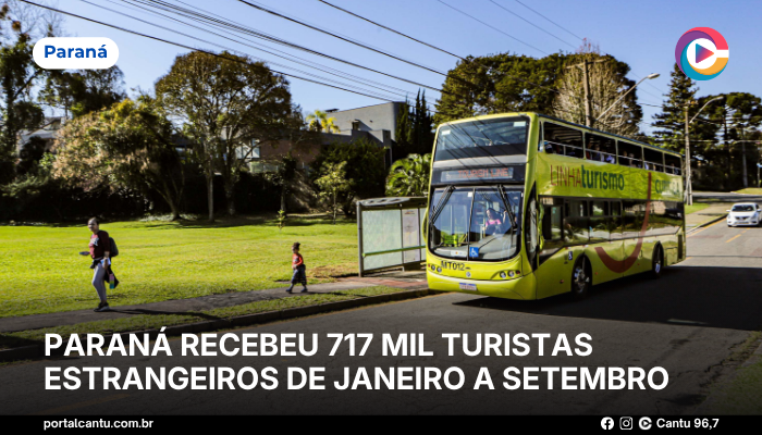 Paraná recebeu 717 mil turistas estrangeiros de janeiro a setembro