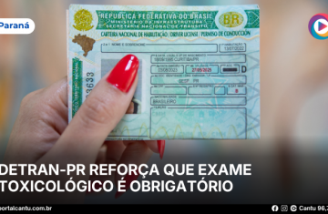 Detran-PR reforça que exame toxicológico é obrigatório