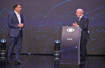 Lula e Flávio fazem primeiro debate das eleições na TV Band