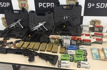PCPR apreende R$ 48 mil, veículos, embarcações e armas em operação contra fraude milionária