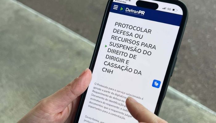 Detran-PR reforça facilidade do site oficial para recursos de infrações, suspensões e cassações