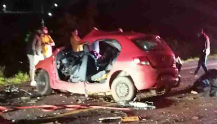 Candói - Pai, mãe e três filhos morrem em grave acidente na BR-373