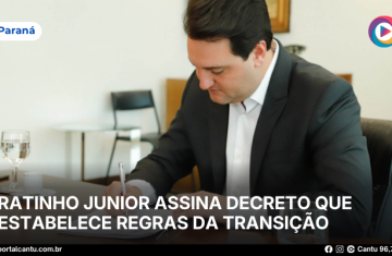Ratinho Junior assina decreto que estabelece regras da transição