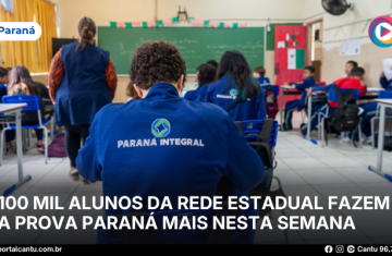 100 mil alunos da rede estadual fazem a Prova Paraná Mais nesta semana